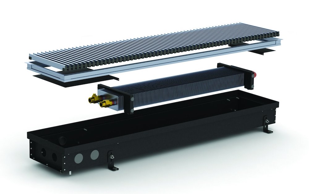 Конвектор внутрип. S-(Black) 230/2250/ 90 Carrera 1