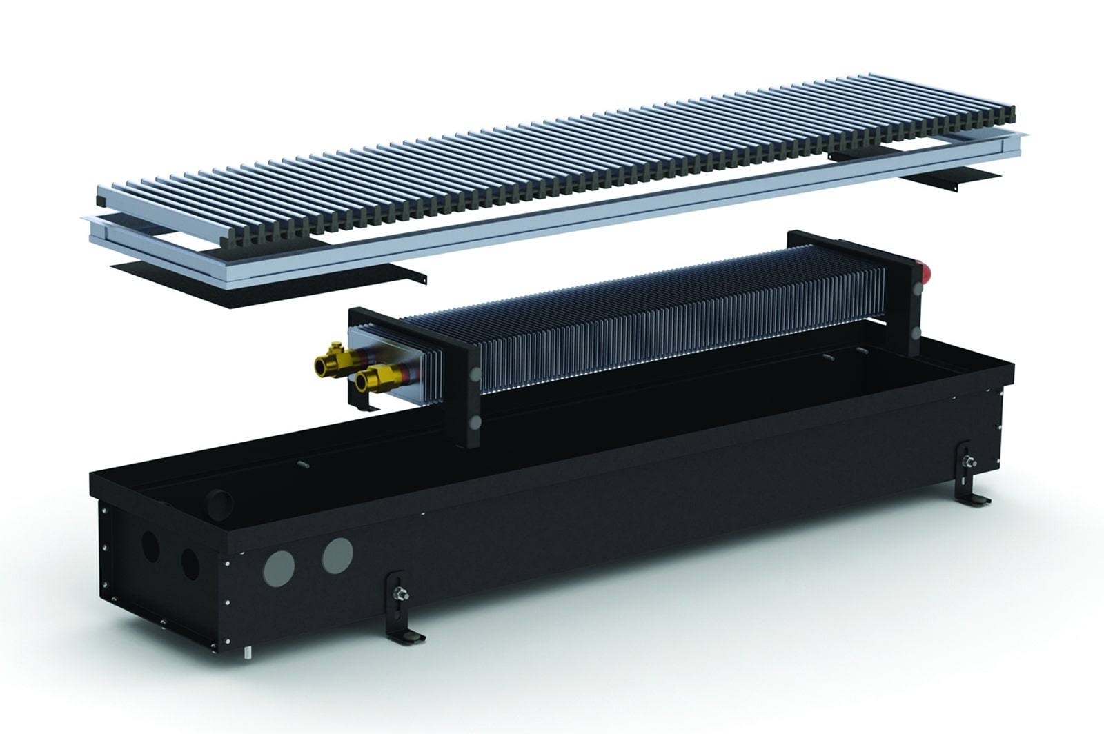 Конвектор внутрип. S-(Black) 230/2250/120 Carrera 1