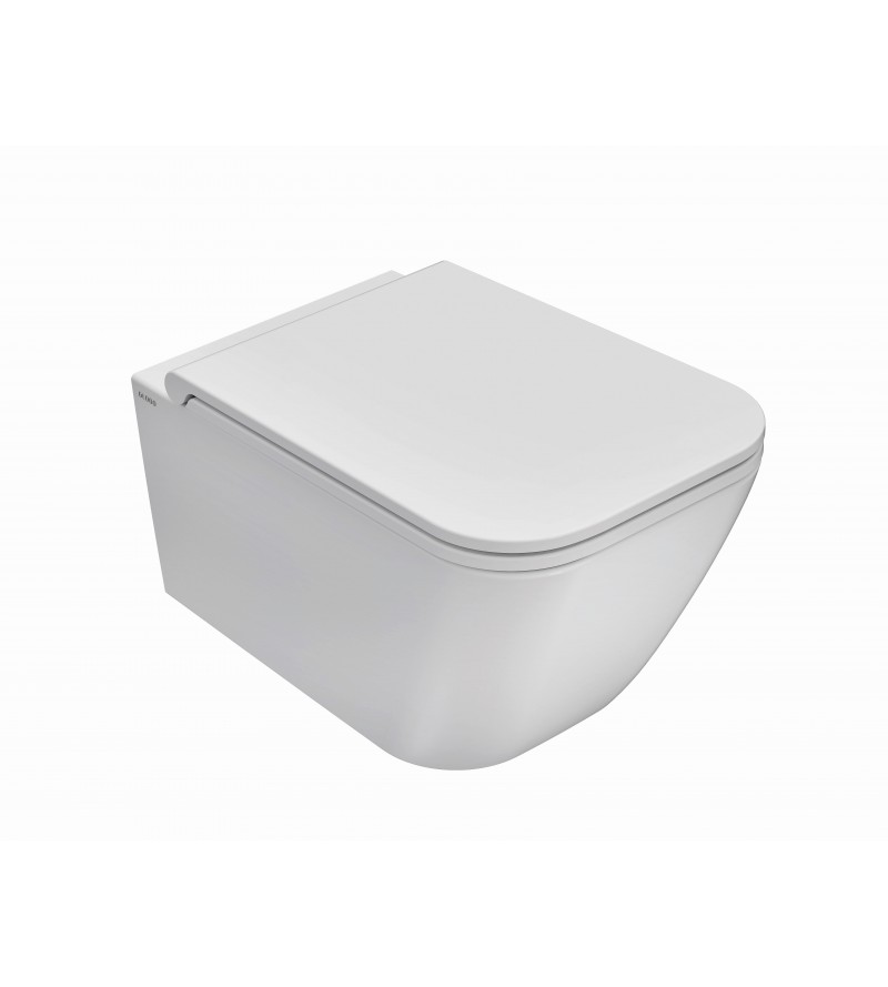 Сидіння для унітазу Globo Stone 52 Soft Close дюропластове  біле 2