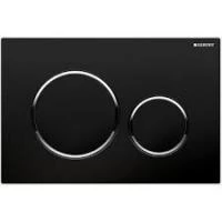Смывная клавиша Geberit Sigma20 черный матовый/хром глянцевый