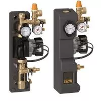 Насосная группа solar 3/4'' с насосом Grundfos UPM3 15-75 1-13 л/мин без регулятора