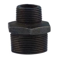 ​Ніпель редукційний чавунний чорний 1.1/2