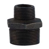  Ніпель редукційний чавунний чорний 1.1/2