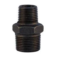  Ніпель редукційний чавунний чорний 3/4