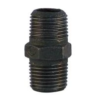 Ниппель чугунный черный 1/2