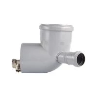 Отвод для внутренней канализации D 110 с левым выходом D 50 Valsir 87°30'