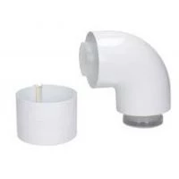 Відвід концентричної труби Vaillant  60/100 РР 87°