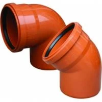 Відведення Valplast  ПВХ D160мм 15°