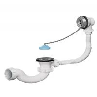 Cифон для ванны Акватер  с металлической цепочкой