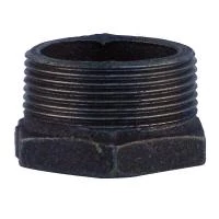 Переходник чугунный черный 1.1/2