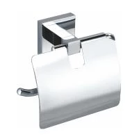 Бумагодержатель с крышкой Square хром