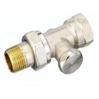 Запірний радіаторний клапан Danfoss RLV-S DN15 прямий нікельований