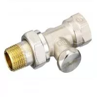 Запірний радіаторний клапан Danfoss RLV-S DN15 прямий нікельований