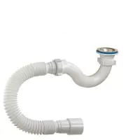 Сифон Ani Plast для душового піддону з гнучкою гофротрубою 40/50