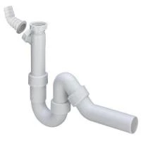 Сифон для умывальника Viega 1.1/2” x 40 мм с отводом под стиральную машину