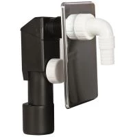 Сифон Bonomini для пральної машини 40 мм вбудований хромований