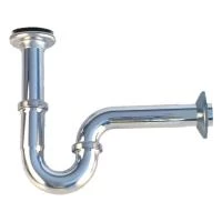 Сифон для умывальника Viega трубный хромированный 1.1/4