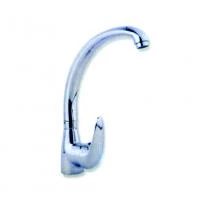 Змішувач KRONER-VERIS для кухонної мийки з довгим виливом