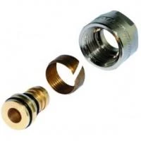 Соединитель KAN-therm латунный конусный для многослойных труб 16х3/4