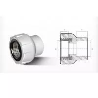 З'єднувач  Valrom PP-R 25 мм x 3/4