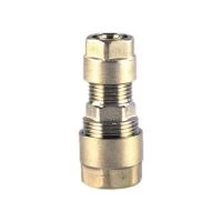 Соединитель редукционный обжимной никелированный 20x16 мм