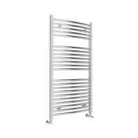 Сталева рушнисушка Lazzarini San Remo 600x1110 мм увігнутa хромована