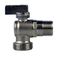 Кран кульовий для підключення сантехприладів кутовий Hidra 1/2