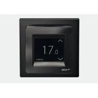 Терморегулятор Devi Devireg Touch Pure Black RAL 9005