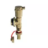 Торцевая секция Danfoss FHF-EА с автоматическим воздухоотводчиком и сливным краном