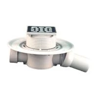 Трап горизонтальний Viega Advantix 50 мм поворотний з нержавіючою решіткою 100х100