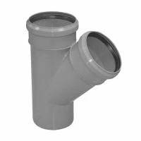 Тройник для внутренней канализации D 50 Valrom 45°