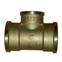 Трійник редукційний General Fittings латунний 1