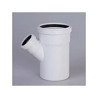 Тройник  Valplast ПВХ шумопоглощающий D 110x50 мм 45°