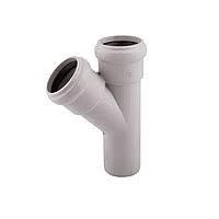 Тройник  Valplast ПВХ шумопоглощающий D 50x50 мм 45°