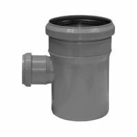 Тройник редукционный для внутренней канализации D 40х32 Valrom 87°30'