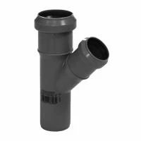 Тройник редукционный для внутренней канализации D 50х40 Valrom  45°