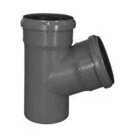 Трійник редукційний для внутрішньої каналізації D 50х40 Valrom 67°30'