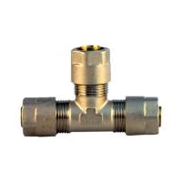 Трійник обжимний нікельований 26 мм