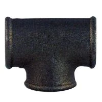 Трійник чавунний чорний 1/2