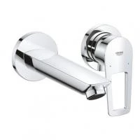 Змішувач Grohe BauLoop для умивальника на 2 отвори (настінний монтаж)