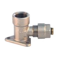 Уголок для подключения смесителя Taizhou обжимной никелированный 20 мм x 1/2