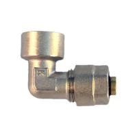 Уголок обжимной никелированный 20 мм x 3/4