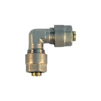 Кутник обжимний нікельований 26 мм