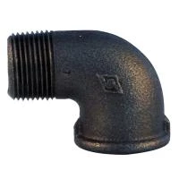 Кутник чавунний чорний 3/4