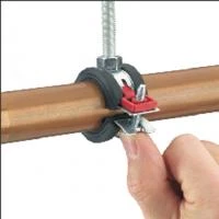 Хомут з прокладкою Flash, M8, 25-28 мм