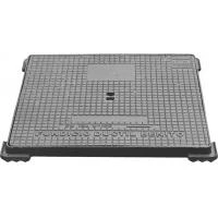 Чавунна кришка з рамою і затвором, B125, D = 480x480 мм