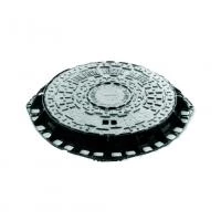 Чавунна кришка з рамою і затвором, B125, D = 550 мм