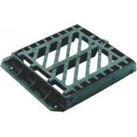 Чавунна решітка Valrom D400 445х445 з рамою і затвором