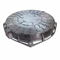 Чугунный люк Valrom с рамой C250 D600 мм