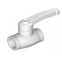 Кульовий кран Firat PP-R 32 мм білий